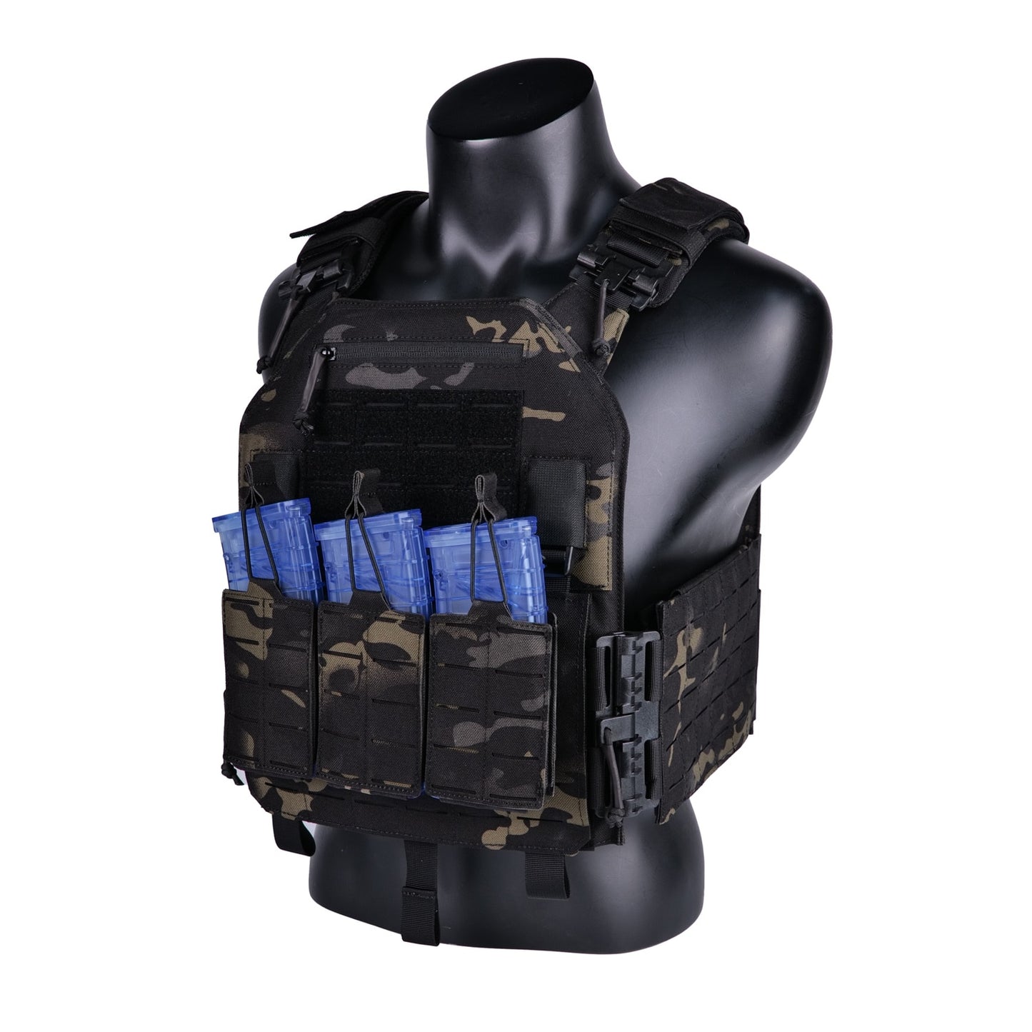 Outdoor Airsoft Tactical Vest Training Body Armor Adjustable Combat Vest Molle Plate Carrierr Vest CS Vest