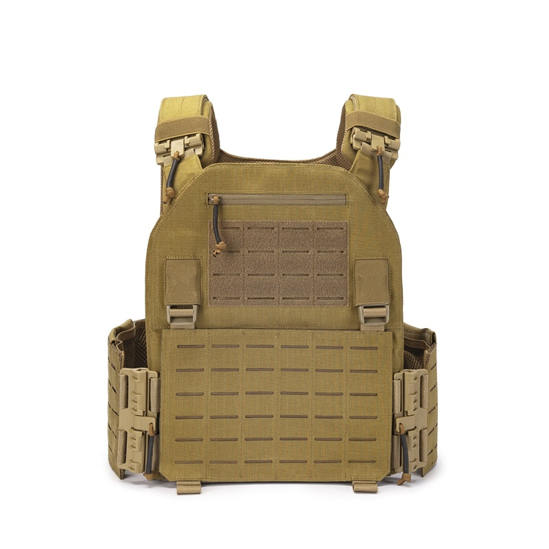 Outdoor Airsoft Tactical Vest Training Body Armor Adjustable Combat Vest Molle Plate Carrierr Vest  CS Vest