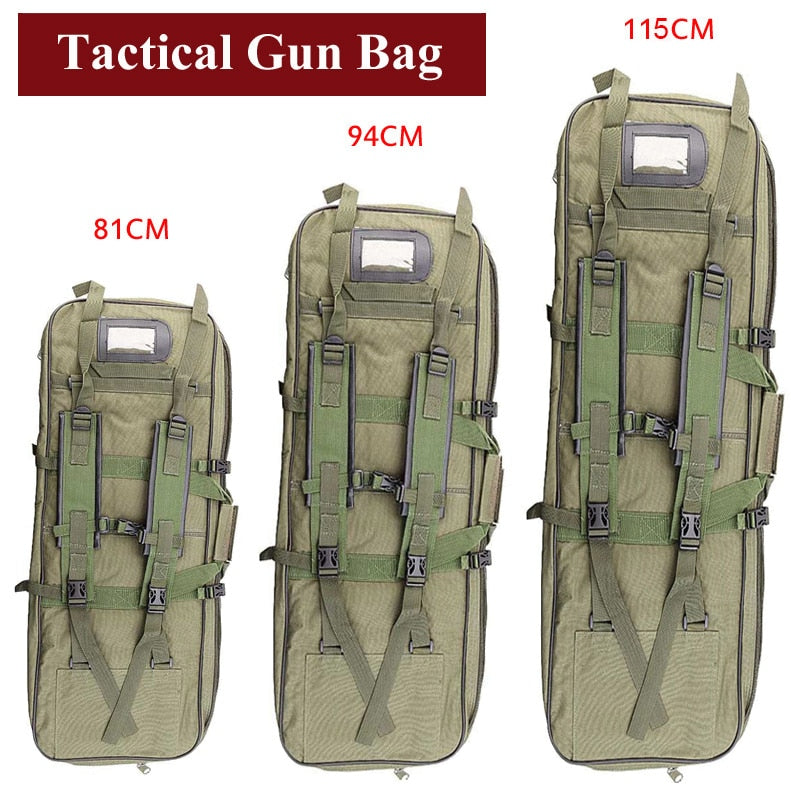 Tactical Hunting Bag Army Airsoft Rifle Square Carry Bag With Shoulder Strap Gun Protection Case Nylon Backpack